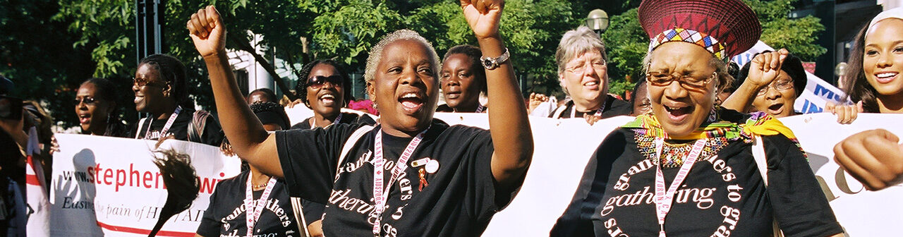 women cheering